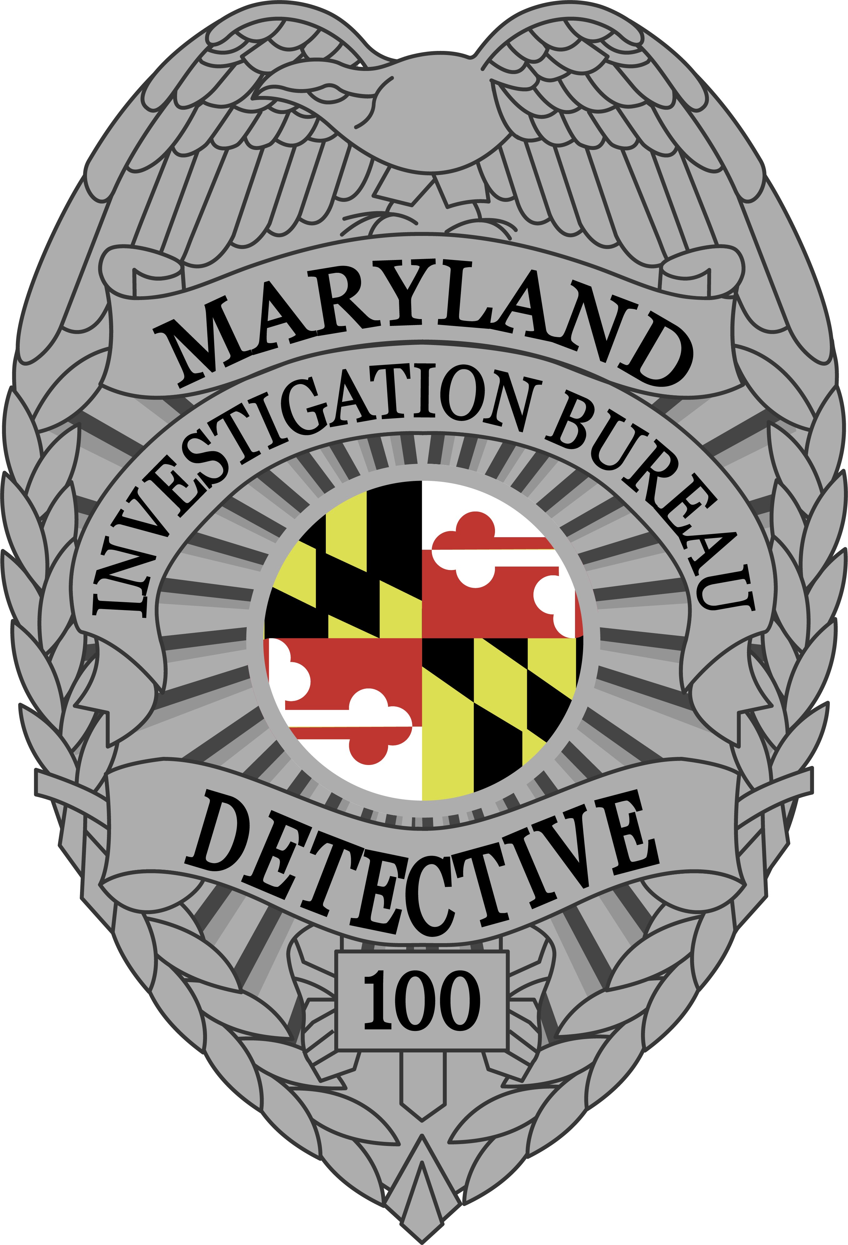 Maryland Investigation Bureau Badge