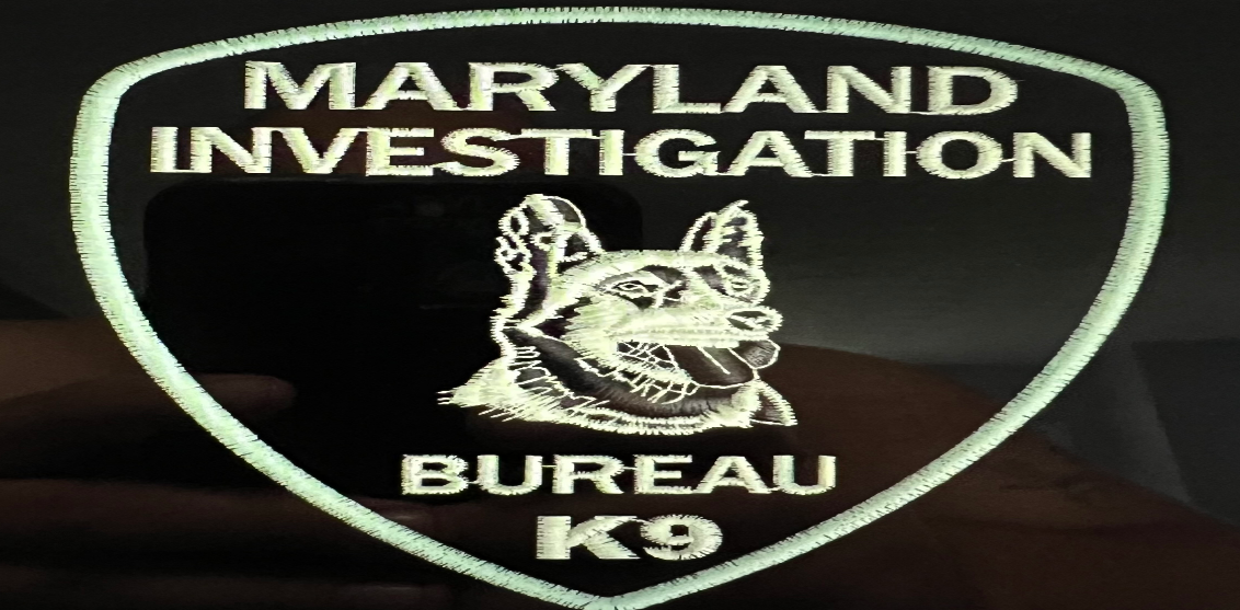 Maryland Investigation Bureau K9 Badge